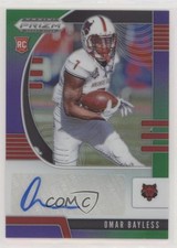 2020 Panini Prizm Draft Picks Rookies Purple & Green /199 Omar Bayless Auto 4l3