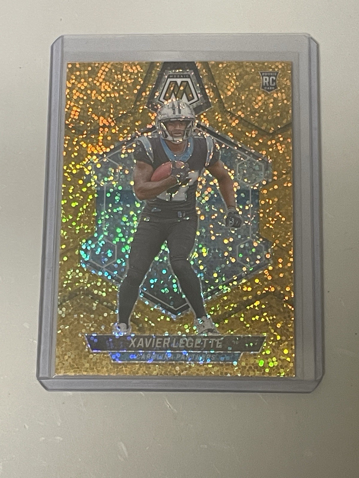 2024 Panini Mosaic #332 Xavier Legette Gold Sparkle Rookie RC /24