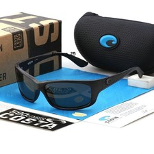 Costa Del Mar JOSE Speck Black Frame Gray Mirror Polarized 580P Sunglasses