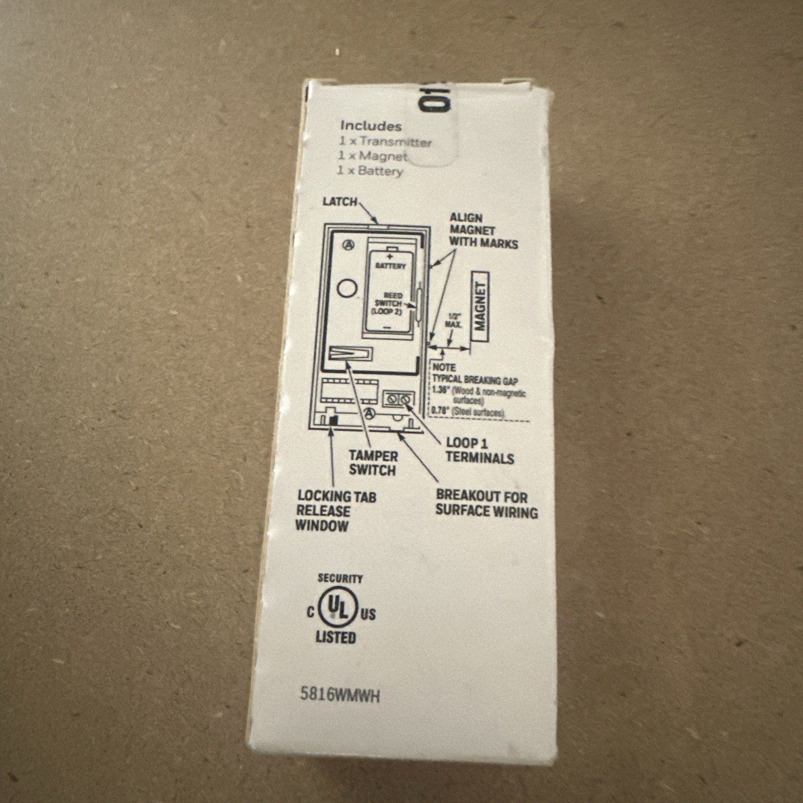 FACTORY SEALED Honeywell ADEMCO 5816 WMWH Wireless Door/ Window Transmitters