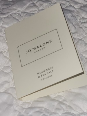 Jo Malone Wood Sage & Sea Salt Cologne Sample Spray .05oz, 1.5mL New In Card