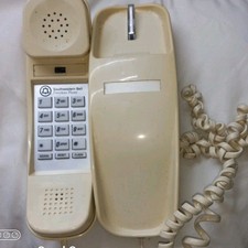 Vintage Southwestern Bell Wall or Table Mount Phone Cream Colored Touch Keys