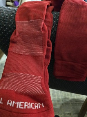 Girls Solid Red Thigh High Socks New 9 -11  Large   T115