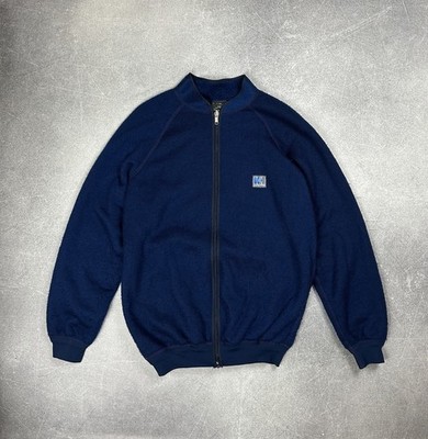 Helly Hansen HH Vintage Workwear Men s Zip Fleece Jacket Norway Large Blue