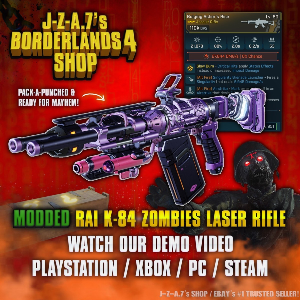 Borderlands 4 MODDED - Armes Et équipements Modifiés, Niveau 50, Pour Xbox, PS5, PC - Jeu Neuf Scellé