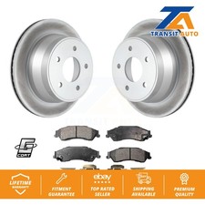 Coated Brake Rotor Semi-Metallic Pad Rear Kit For Chevrolet GMC Blazer S10 Jimmy