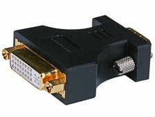 Monoprice VGA HD15 Male to DVI-A Female Adapter, Gold Plated