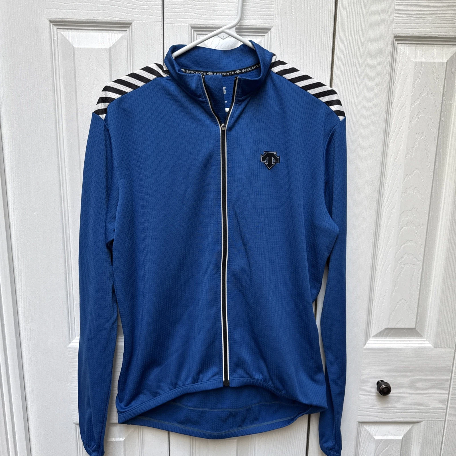 Descente Men's Long Sleeve Top Full Zip Size L #4