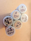 LOT OF 300 LINCOLN WHEAT CENTS 1953 to 1958 – 6 ROLLS IN COIN TUBES (Batch BB)