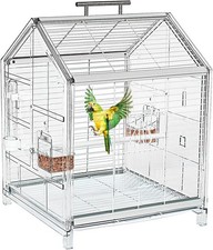 birdcages 20.5 inch Small Bird Cage, Parrot Cage, Portable Bird Carrier, Travel