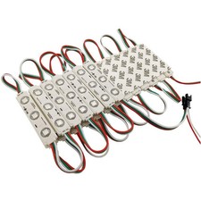 100Pcs WS2811 RGB LED Module Lights DC 12V SMD 5050 Addressable Dream Color S...