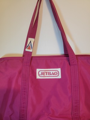 Magenta Jetbag. Gently Used. Very Sturdy. Vintage Jetbag- Travel