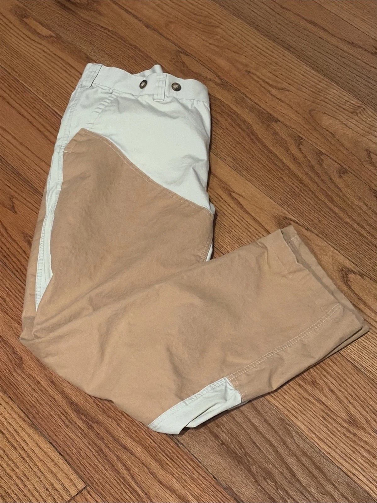 Orvis Bush Whacker Pants Men’s 38x30 Khaki Canvas Outdoor Fishing 100% Cotton