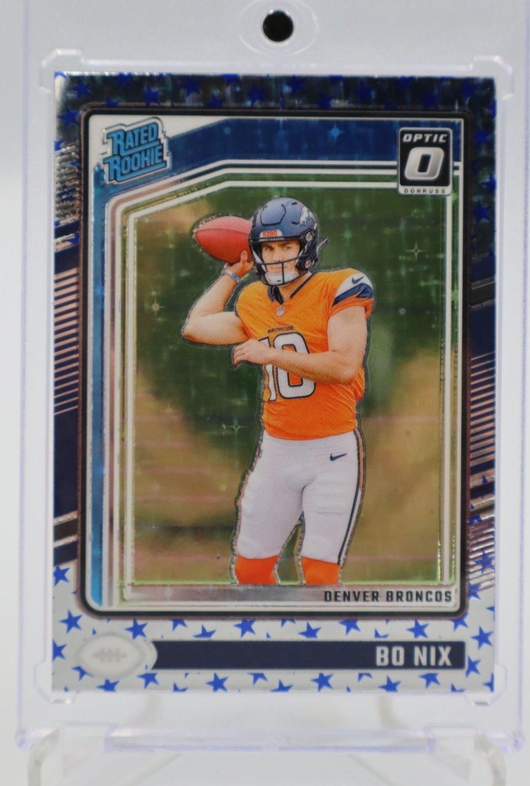 2024 Donruss Optic Bo Nix Rated Rookie Stars Prizm SP #209 Broncos RC