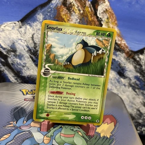 Snorlax (Delta Species) - 10/101 Pokemon Dragon Frontiers - Holo LP ✨