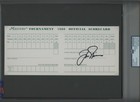 JACK NICKLAUS signed 1986 Masters Official Scorecard | autograph - PSA/DNA cert