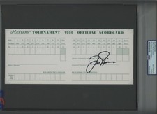 JACK NICKLAUS signed 1986 Masters Official Scorecard autograph - PSA/DNA cert