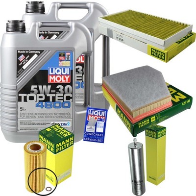 INSPEKTIONSKIT FILTER LIQUI MOLY ÖL 10L 5W-30 für BMW 5er Touring E61 535d E60