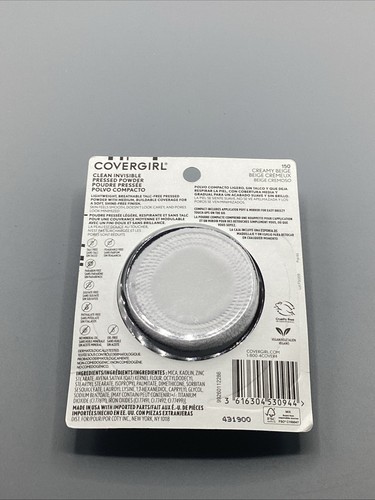 Covergirl Clean Invisible Pressed Powder - 150 Creamy Beige - NEW - Picture 4 of 5