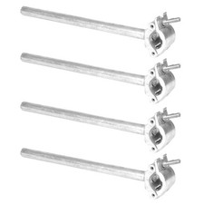 Global Truss Clamp Post Heavy Duty Clamp W/ 18" Long Post - 4 Pack
