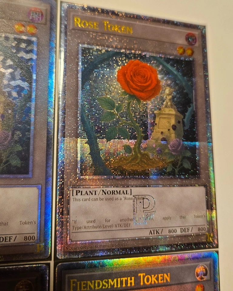 Rose Token - Edison Format - Custom Made Yu-Gi-Oh! Token - not official! - Image 3 of 3