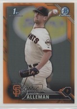 2016 Bowman Draft Chrome Picks Orange Refractor 3/25 Justin Alleman #BDC-71 0f8
