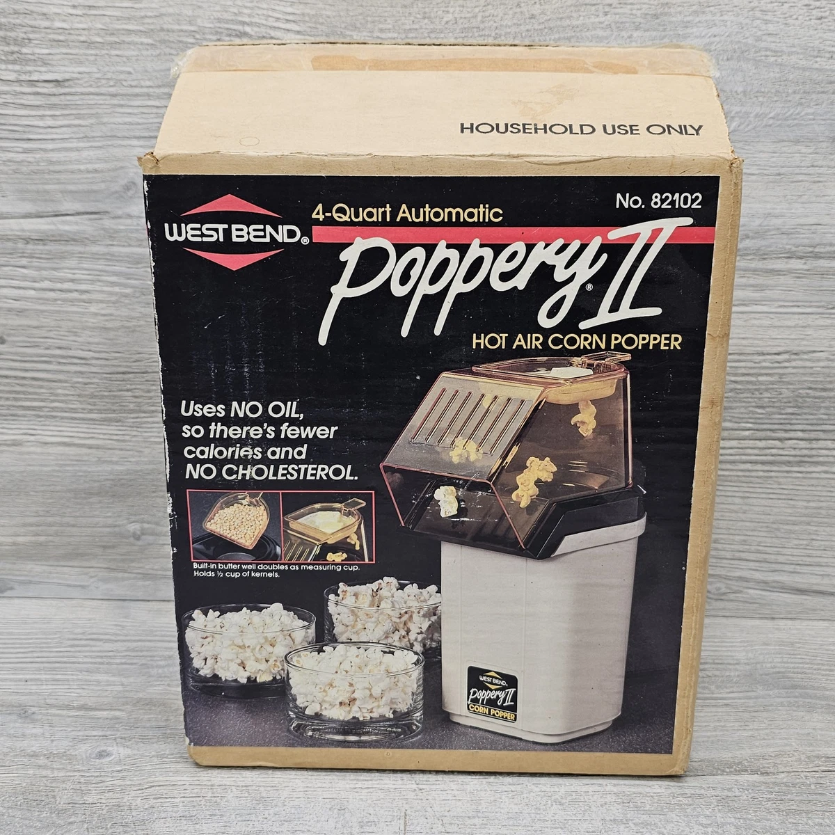 West Bend The Poppery – Torréfacteur à Popcorn Et Café 1500W