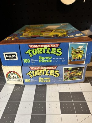 Teenage Mutant Ninja Turtles Vintage 100 Piece Puzzle Lot 