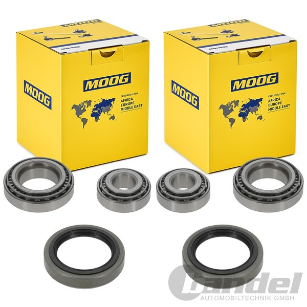 2X Moog RADLAGER-SATZ Vorne Passend FüR MERCEDES-BENZ 124 190 E-KLASSE SL-image