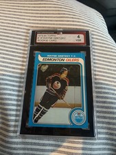 Wayne Gretzky Rookie Card 1979/80 Topps No.18 Graded 4 VGE By. KSA. rookie card picture