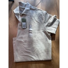 New Mens Goodfellow Short Sleeve Polo Shirt Standard Fit Dog Bone Color sz XL