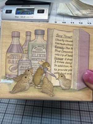 House-Mouse Designs Flew Season House Mouse Wood /Rubber Stamp