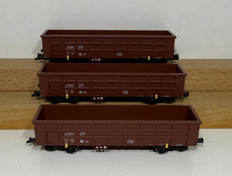 Tillig TT 1677 Hochbordwagen-Set 3-tlg. DB AG Ep.VI NEU & OVP