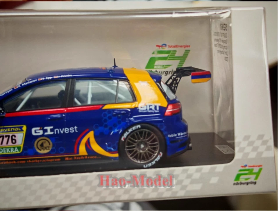 Spark 1/43 vw golf 7 gti Nurburgring Racing Resin Diecast Model Car adults Gifts - Immagine 2 di 4