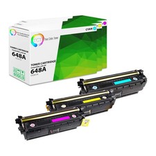 TCT 3PK 648A Toner Cartridge Set CE261A CE262A CE263A For HP LaserJet CP4025