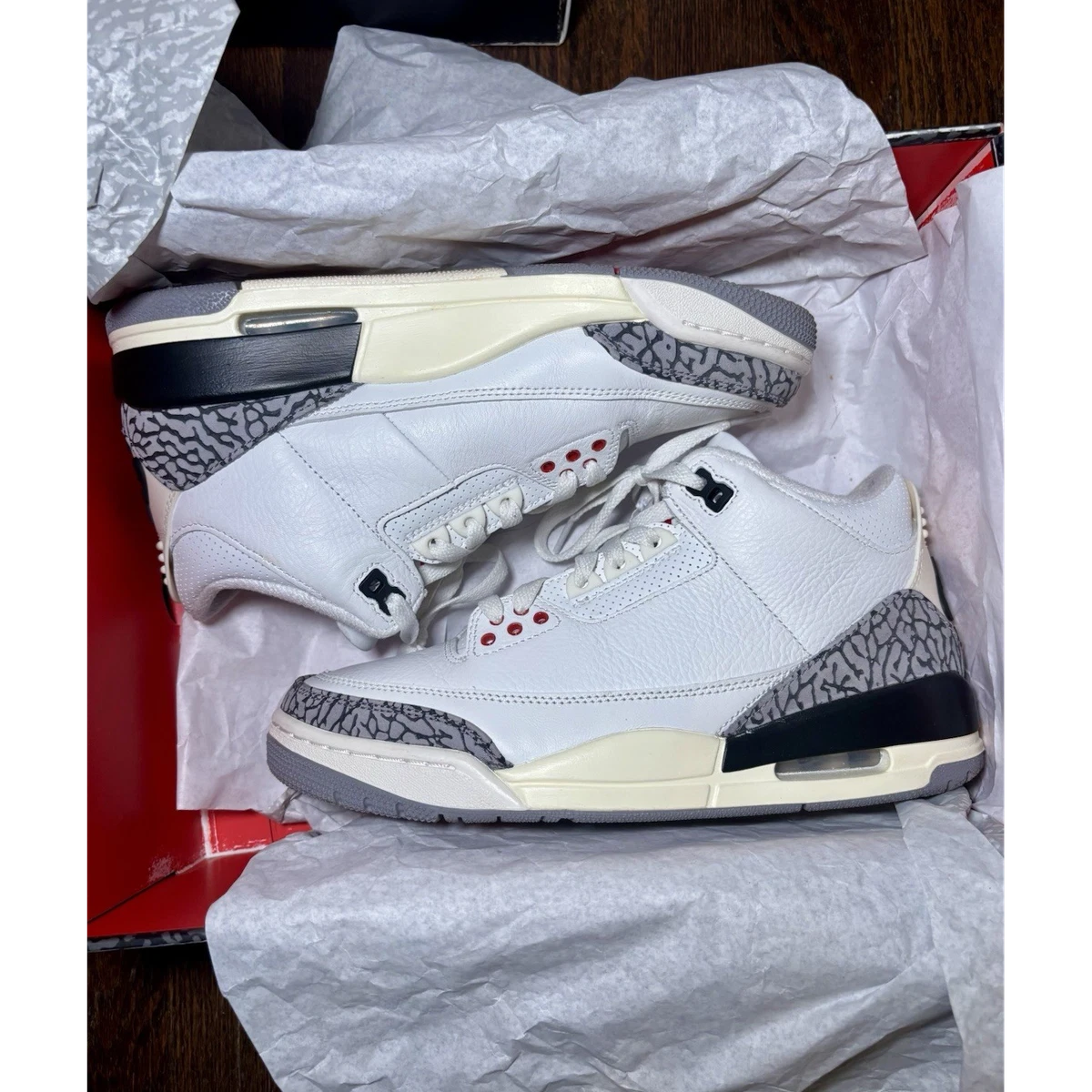 Jordan 3 Retro Cement Grey - огромный выбор по лучшим ценам | eBay