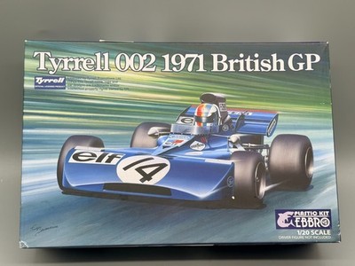 Modellautos Bausatz 1:20 Ebbro Tyrrell 002 1971 British GP #14 mit OVP
