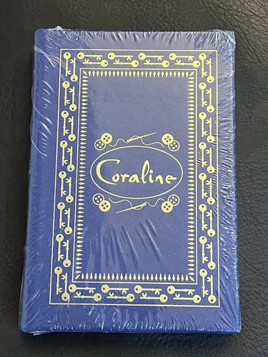 Coraline NEIL GAIMAN SIGNED New Sealed Easton Press Leather Bound Gift Hardback