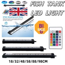 LED Aquarium Lights Submersible Air Bubble RGB Light for Fish Tank Underwater