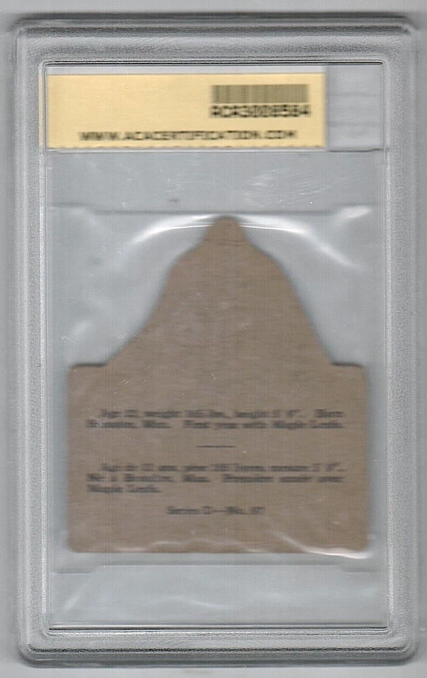 1936-37 O-Pee-Chee V304D #97 Turk Broda Rookie Missing Die-cut ACA Authentic - Image 2 of 2