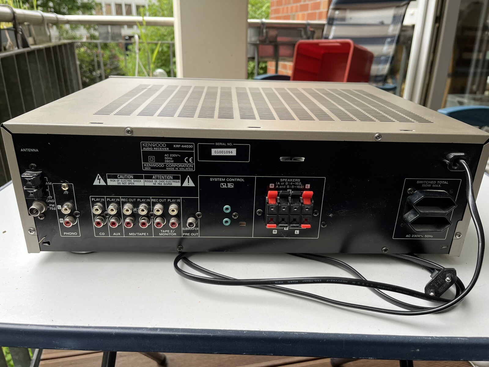Kenwood StereoReceiver KRFA4030 280 W mit Fernbedienung eBay