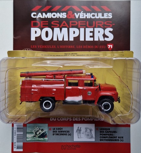 Miniature Simca Pompe Des Pompiers – Échelle 1:43 – Neuve