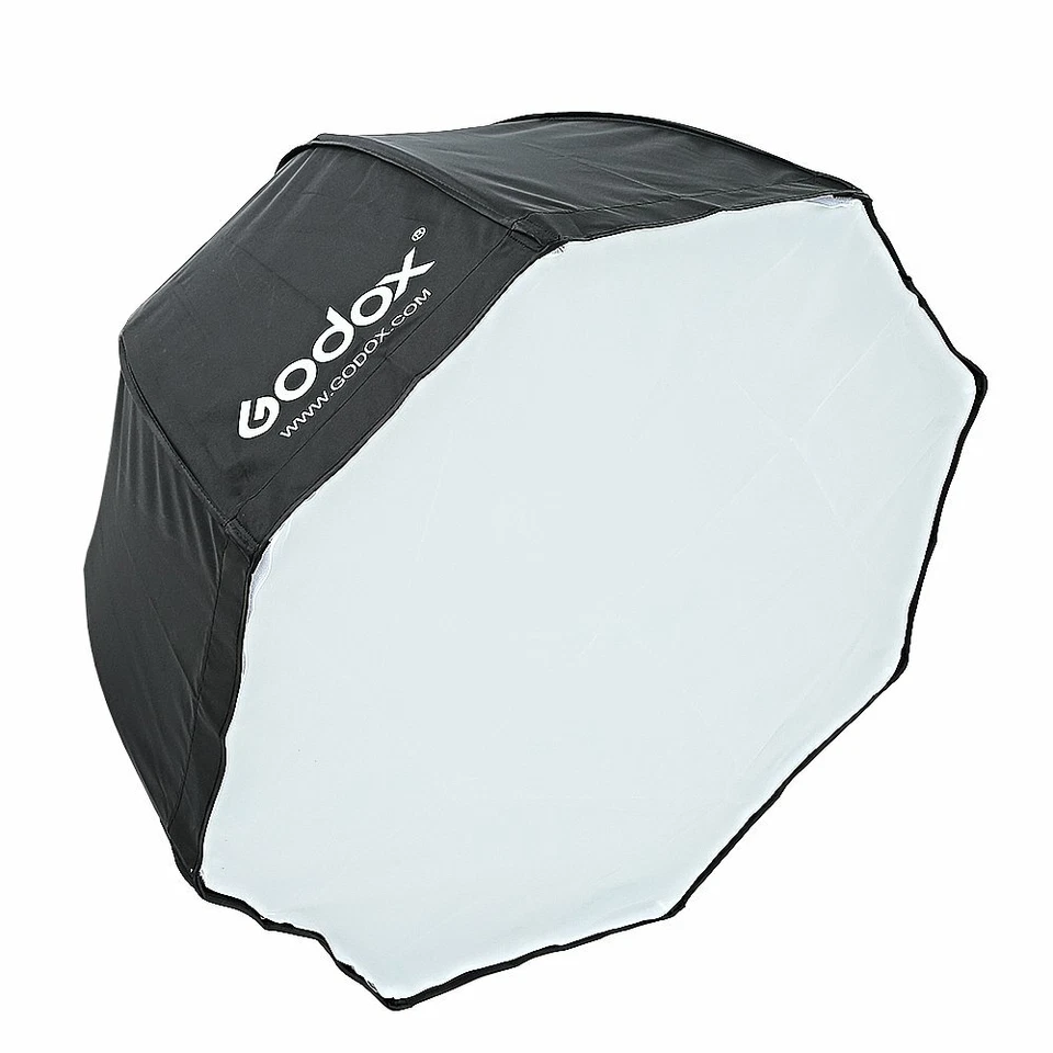 US GODOX 80cm 32" Octagon Umbrella Softbox+Bracket+Light Stand F Flash Speedlite - Image 2 of 4