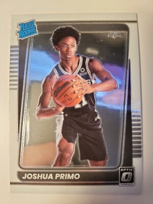2021-22 Optic Basketball Joshua Primo RATED ROOKIE RC card #162
