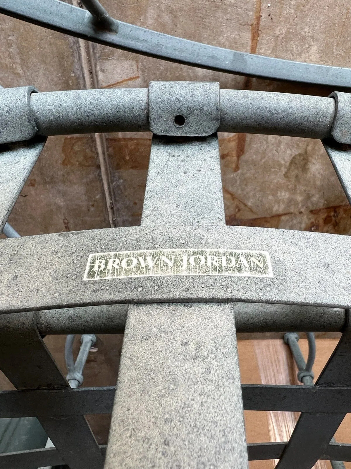 BROWN JORDAN Florentine Patio set c.1990 Richard Frinier With Original