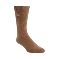 Mens UGG Trey Rib Knit Crew Socks - Chestnut, One Size 1115893 