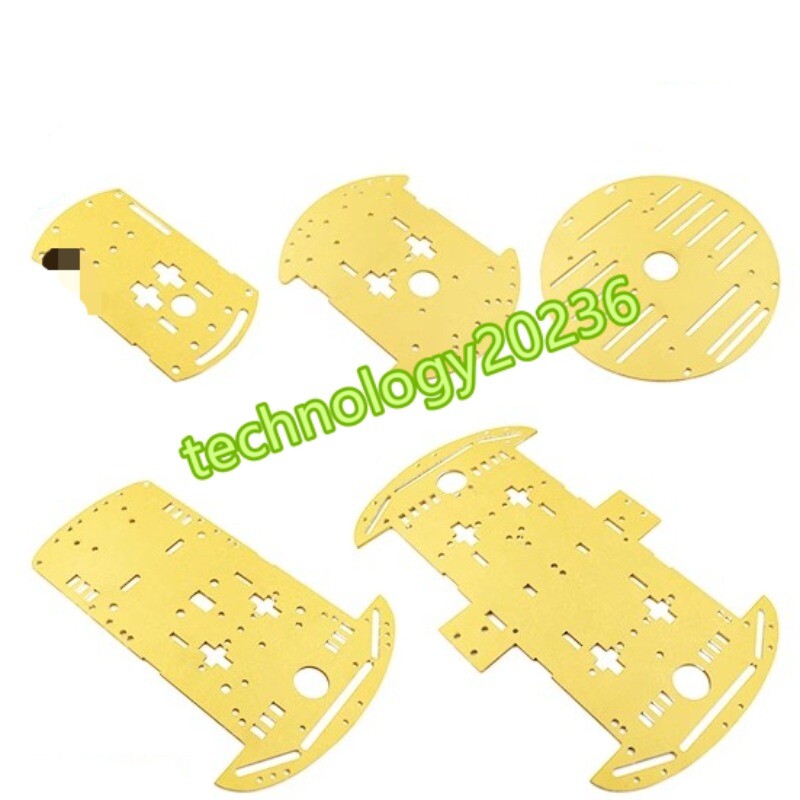 1PC NEW Smart car 2WD 2-wheel car bottom plate 4WD 4-wheel car bottom plate #YT