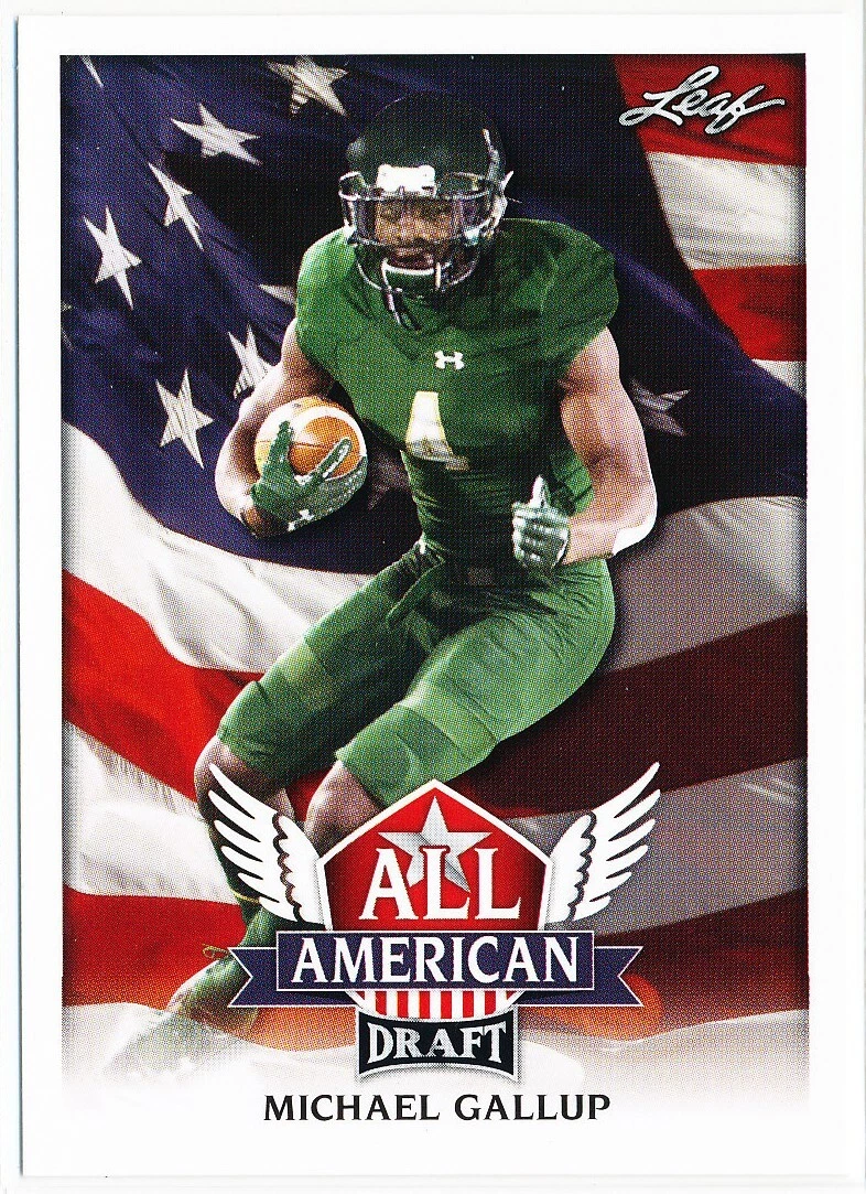 Michael Gallup Leaf Draft All-Americans #AA09 Base
