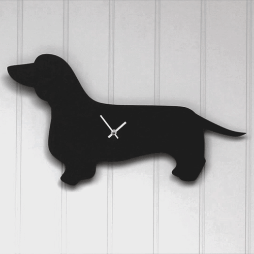 Wagging Tail Dachshund Clock Sausage Dog Gift/Present eBay