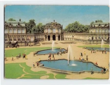 Postcard The Zwinger Court With Wallpavillon Dresden Germany